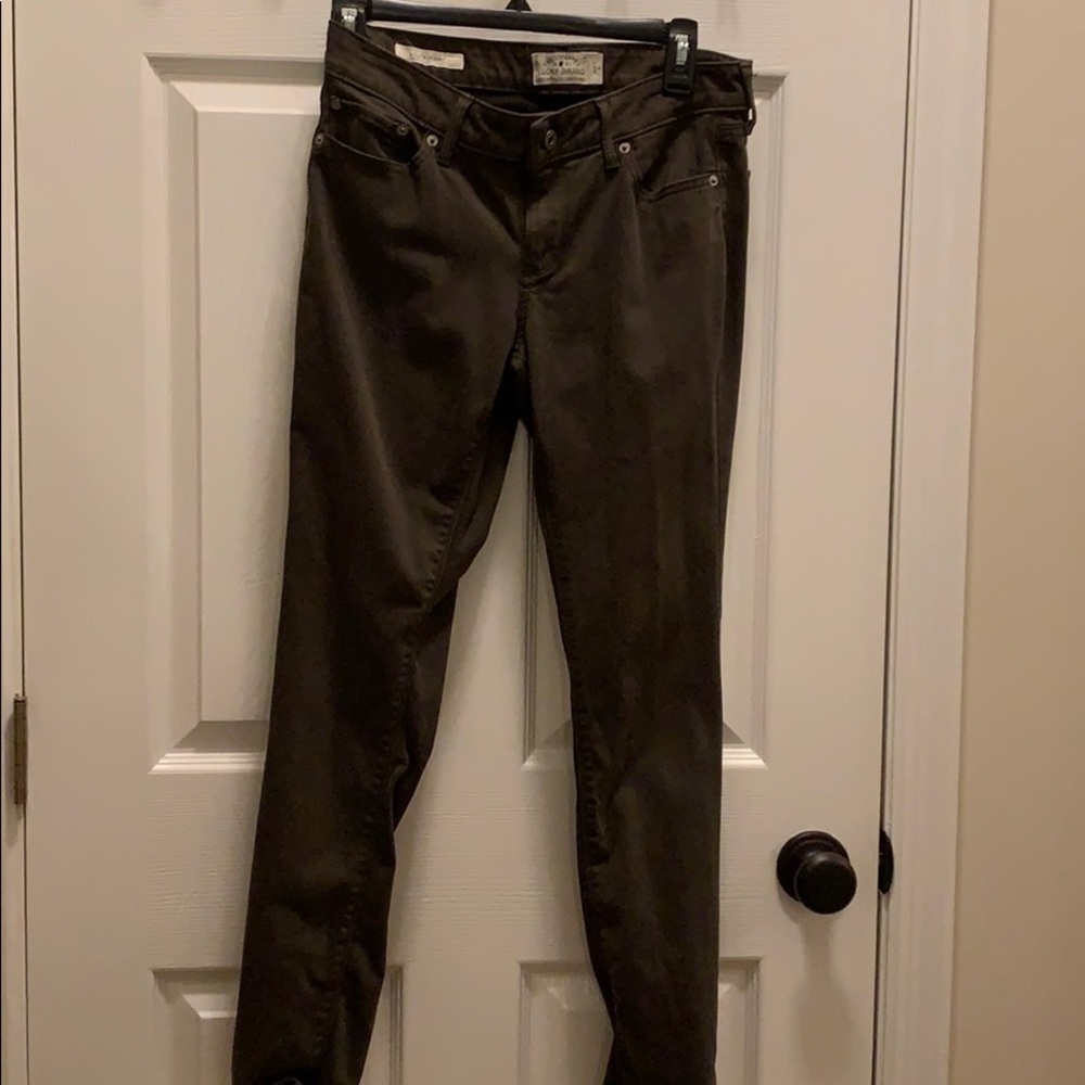 Olive khaki Lucky Brand Lolita Skinny pants